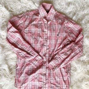 Red Plaid Southern Marsh Button Down